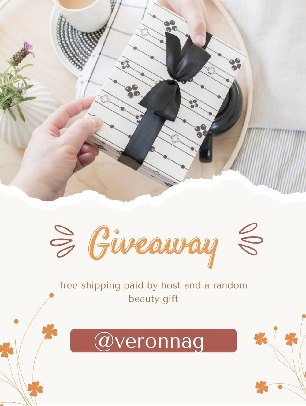 GIVEAWAY ! FREE SHIPPING & GIFT